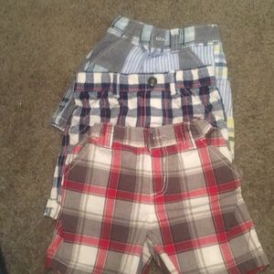 Baby boy plaid shorts